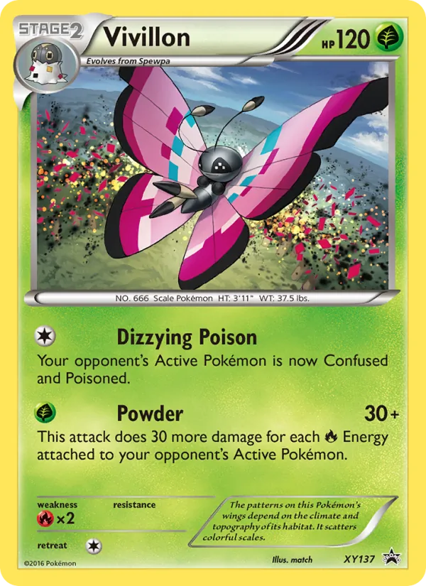 Vivillon — XY Black Star Promos XY137/211