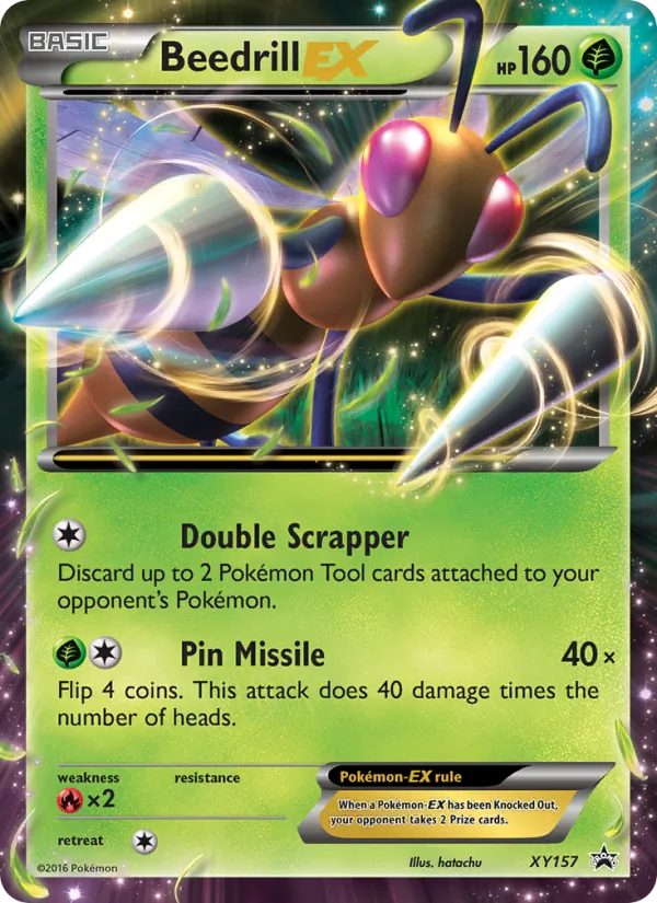 Beedrill EX — XY Black Star Promos XY157/211