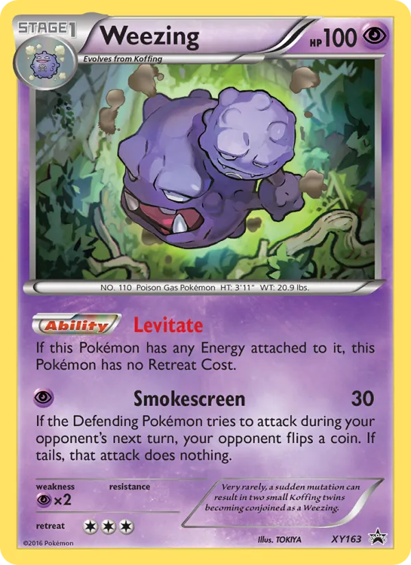 Weezing — XY Black Star Promos XY163/211