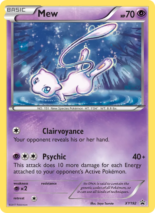 Mew — XY Black Star Promos XY192/211