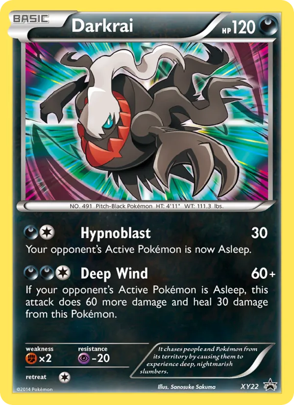 Darkrai — XY Black Star Promos XY22/211