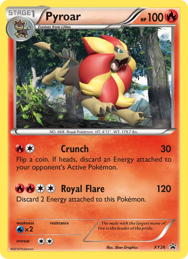Pyroar — XY Black Star Promos XY26/211