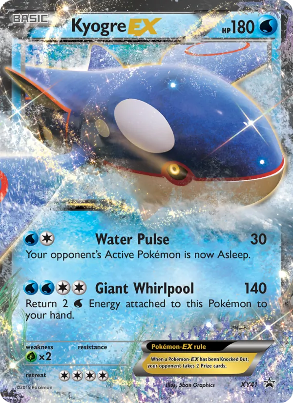 Kyogre EX — XY Black Star Promos XY41/211