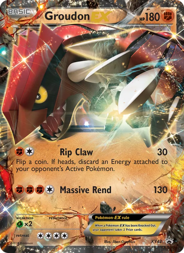 Groudon EX — XY Black Star Promos XY42/211