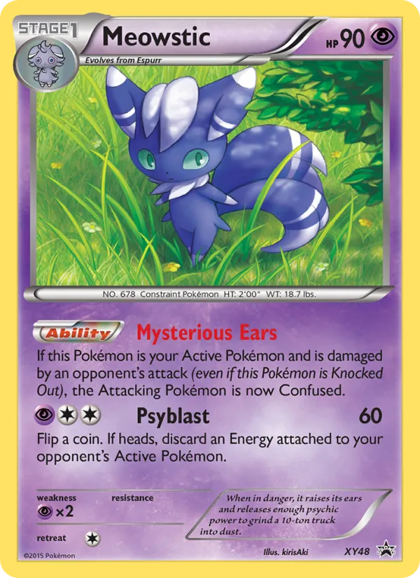 Meowstic — XY Black Star Promos XY48/211