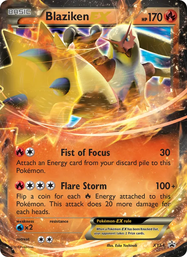 Blaziken EX — XY Black Star Promos XY54/211