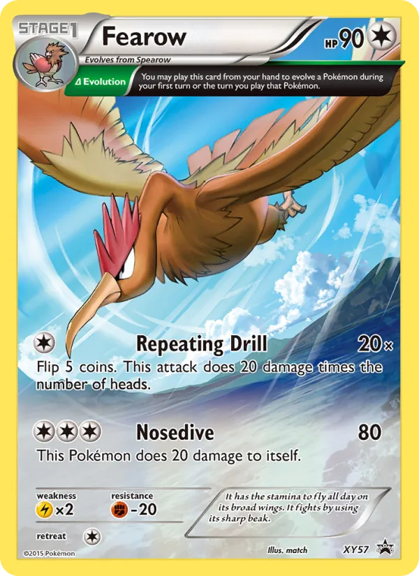 Fearow — XY Black Star Promos XY57/211