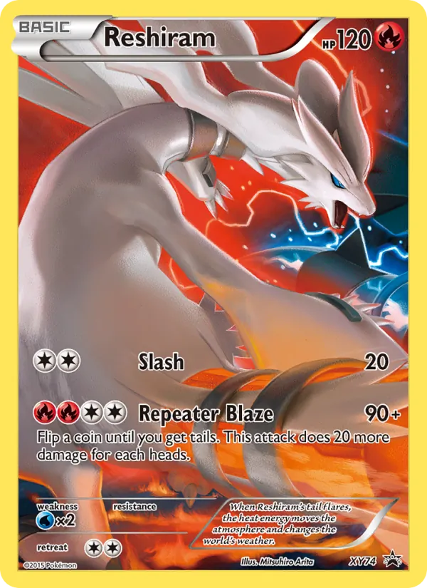 Reshiram — XY Black Star Promos XY74/211