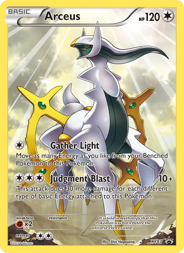 Arceus — XY Black Star Promos XY83/211