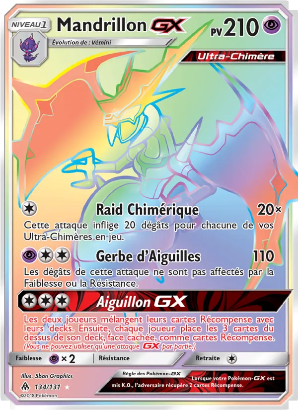 Mandrillon GX — Lumière Interdite 134/131