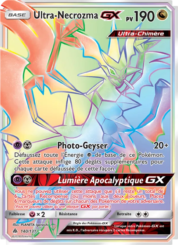 Ultra-Necrozma GX — Lumière Interdite 140/131