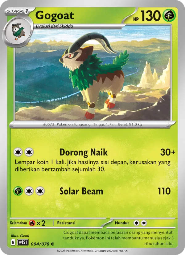 Gogoat — Scarlet ex 004/78