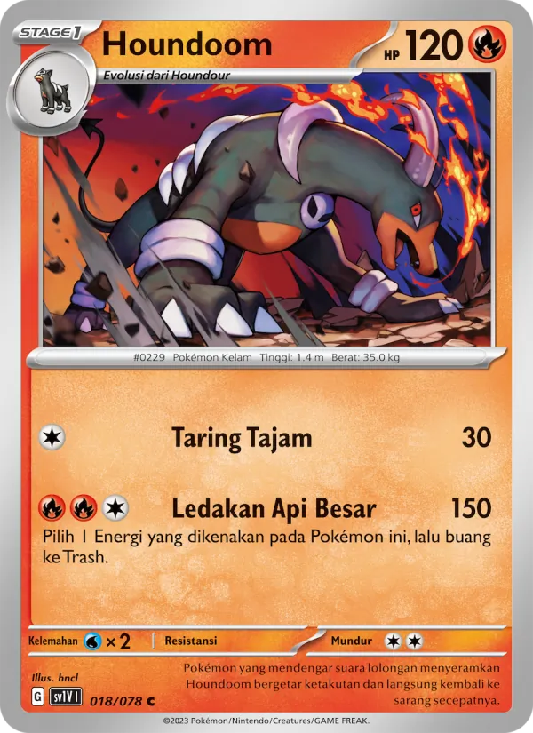 Houndoom — Violet ex 018/78