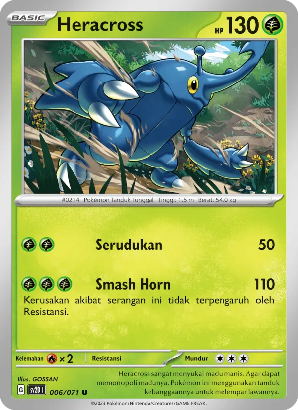 Heracross — Letusan Tanah 006/71