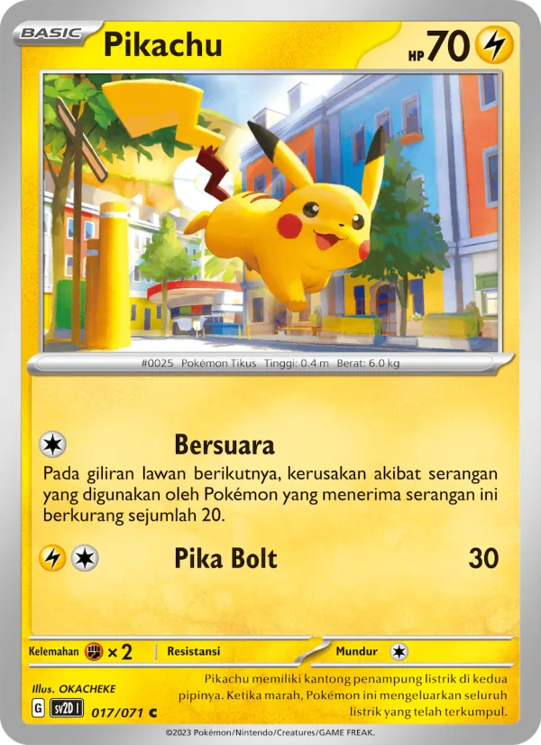 Pikachu — Letusan Tanah 017/71
