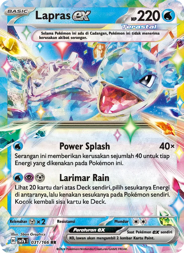 Lapras ex — Bimbingan Rasi 031/166