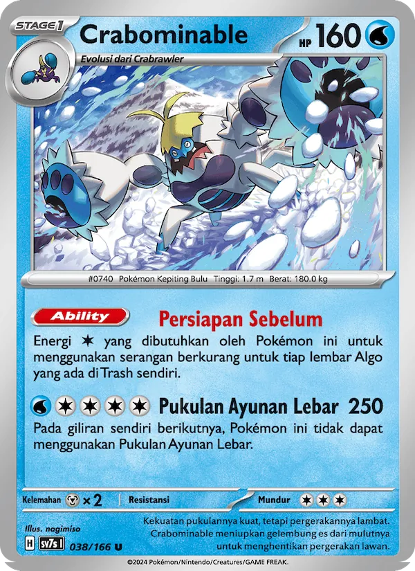 Crabominable — Bimbingan Rasi 038/166