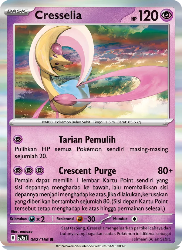 Cresselia — Bimbingan Rasi 062/166