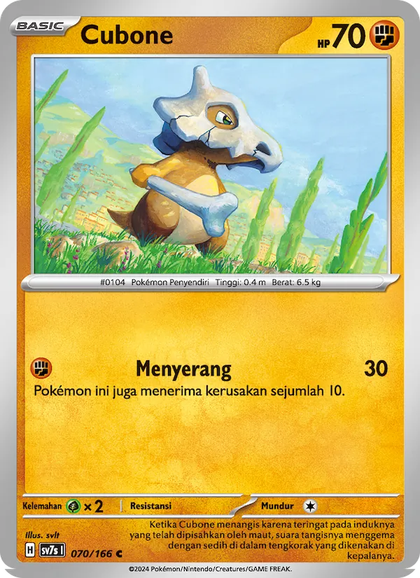Cubone — Bimbingan Rasi 070/166