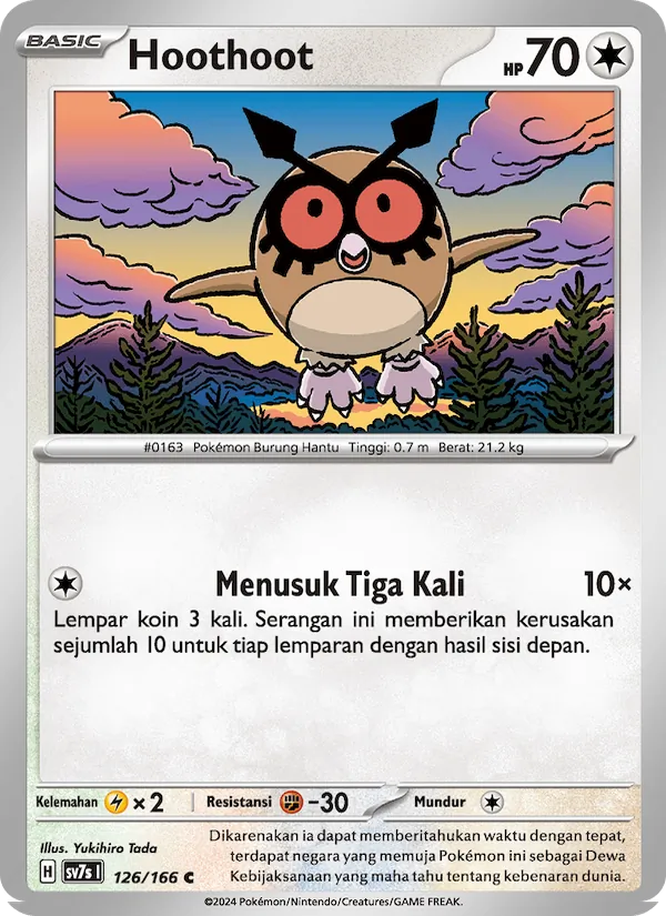 Hoothoot — Bimbingan Rasi 126/166