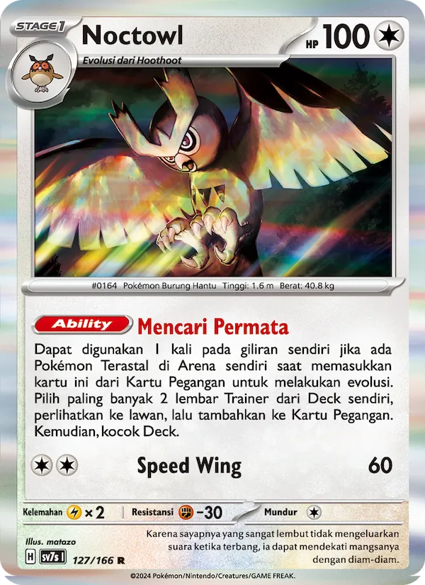 Noctowl — Bimbingan Rasi 127/166