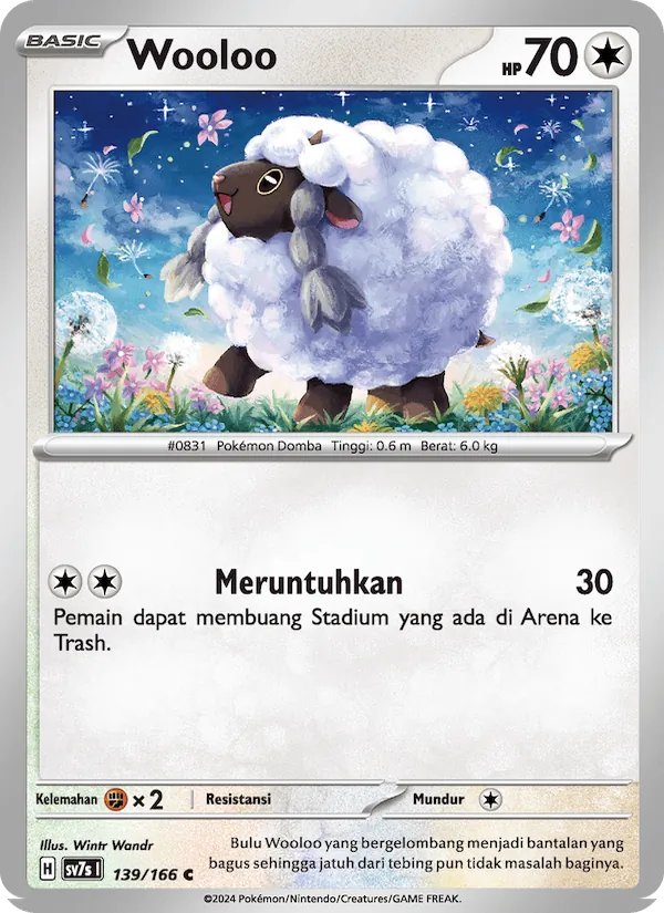 Wooloo — Bimbingan Rasi 139/166