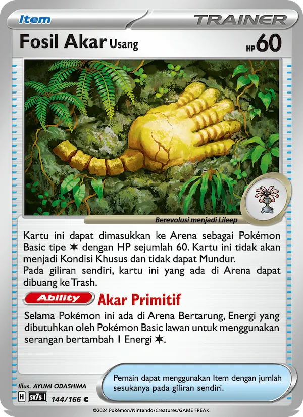 Fosil Akar Usang‌ — Bimbingan Rasi 144/166