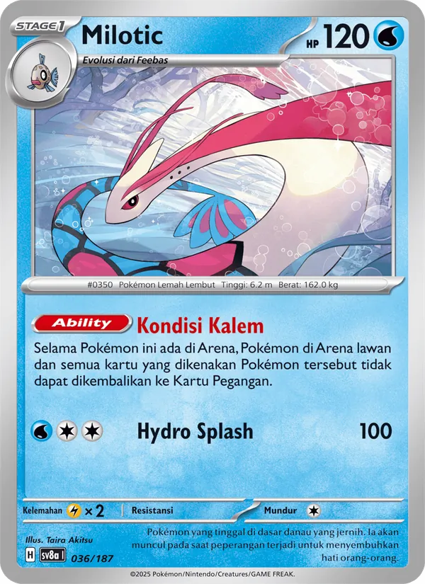 Milotic — Festival Terastal ex 036/187