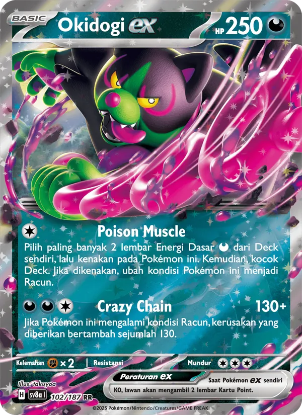 Okidogi ex — Festival Terastal ex 102/187