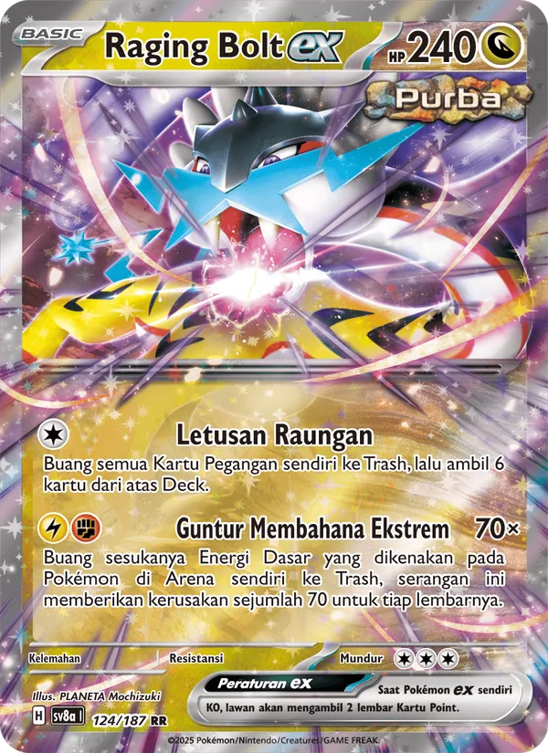 Raging Bolt ex — Festival Terastal ex 124/187