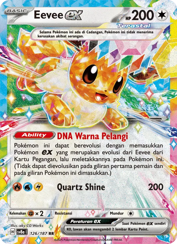 Eevee ex — Festival Terastal ex 126/187