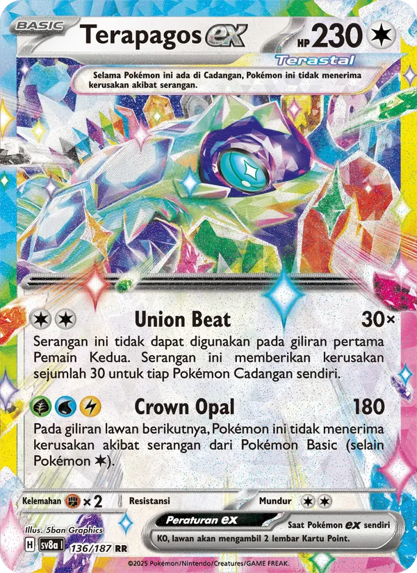 Terapagos ex — Festival Terastal ex 136/187