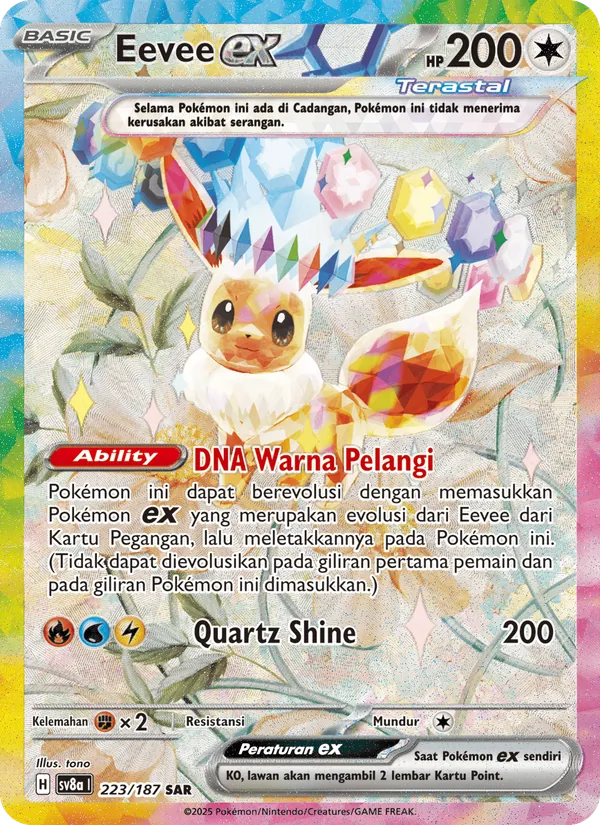 Eevee ex — Festival Terastal ex 223/187
