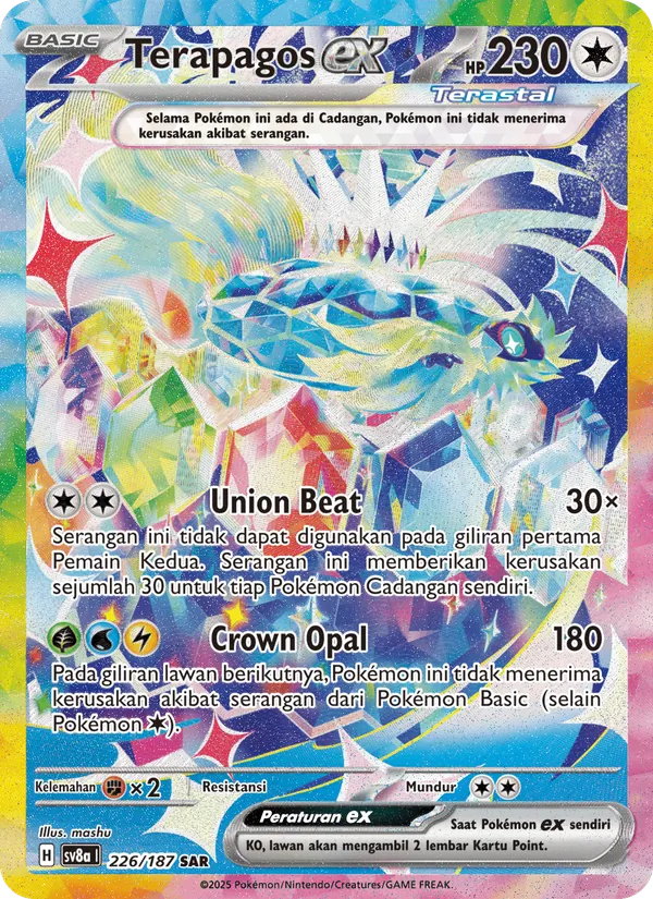 Terapagos ex — Festival Terastal ex 226/187
