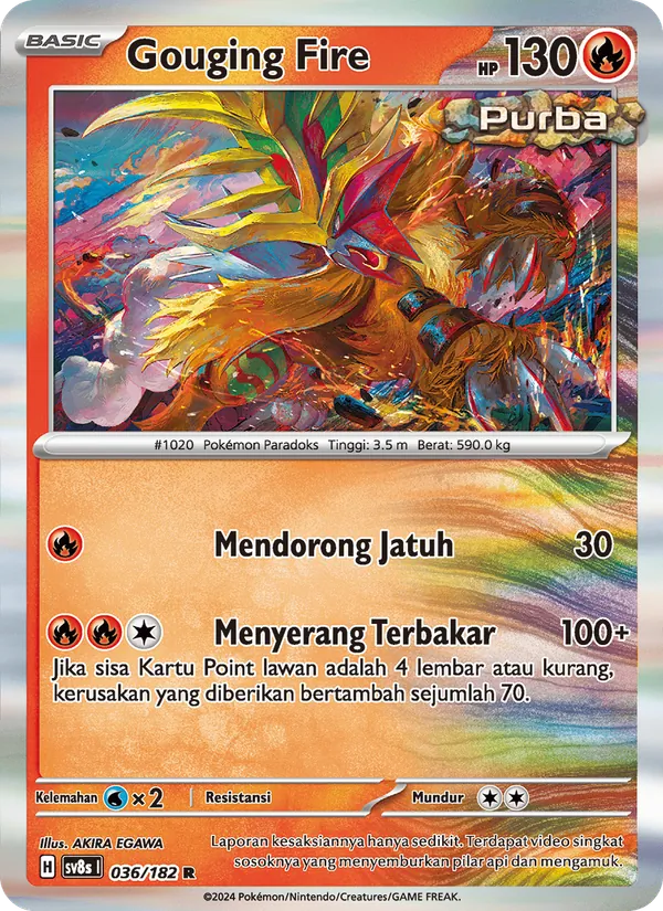 Gouging Fire — Kilat Rasi 036/182