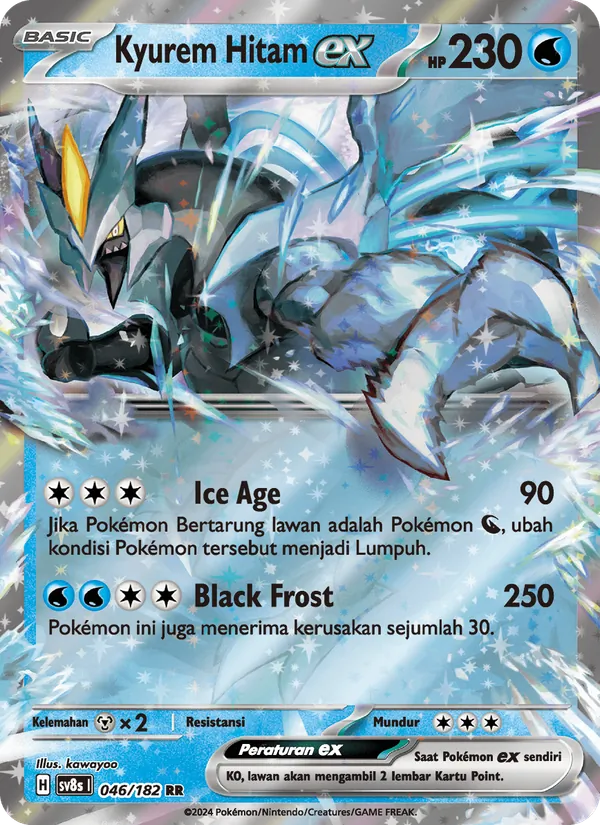Kyurem Hitam ex — Kilat Rasi 046/182