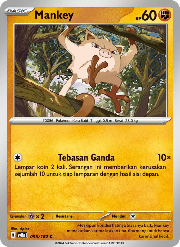 Mankey — Kilat Rasi 095/182