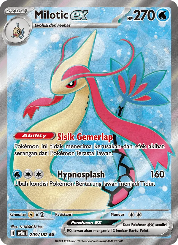 Milotic ex — Kilat Rasi 209/182