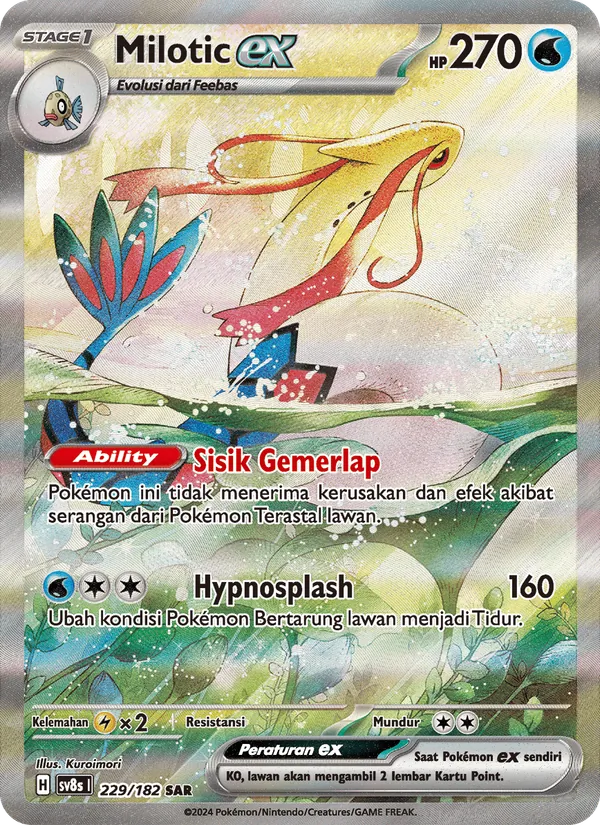 Milotic ex — Kilat Rasi 229/182