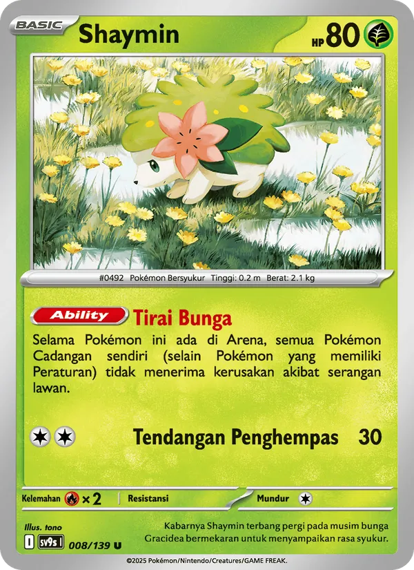 Shaymin — Ikatan Takdir 008/139