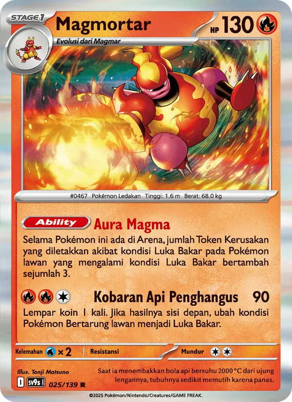 Magmortar — Ikatan Takdir 025/139