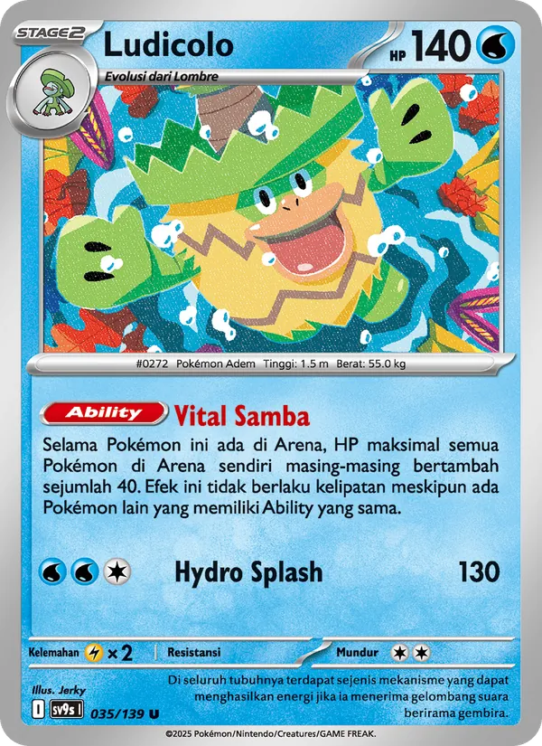 Ludicolo — Ikatan Takdir 035/139