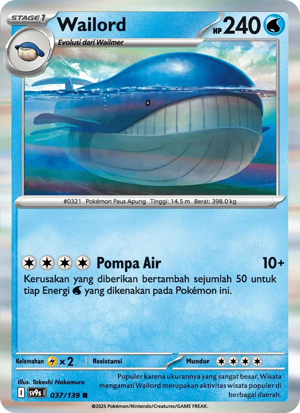 Wailord — Ikatan Takdir 037/139