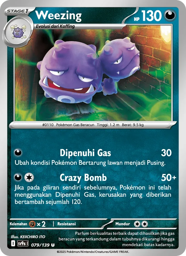 Weezing — Ikatan Takdir 079/139
