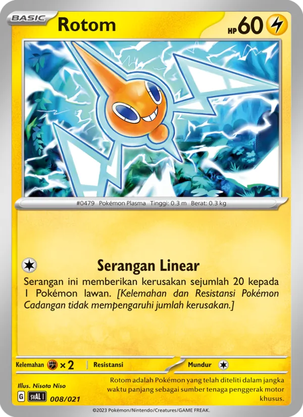 Rotom — Sprigatito & Lucario ex 008/21