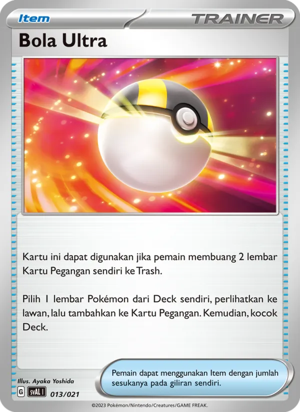 Bola Ultra — Sprigatito & Lucario ex 013/21
