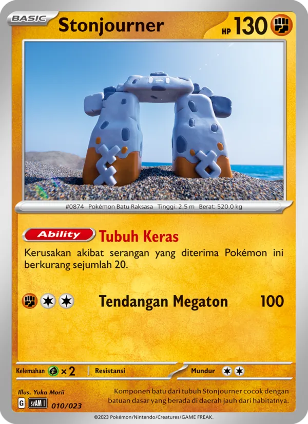 Stonjourner — Fuecoco & Ampharos ex 010/23