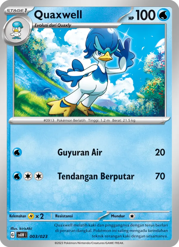 Quaxwell — Quaxly & Mimikyu ex 003/23