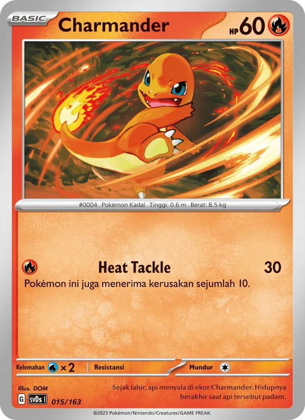 Charmander — Deck Ringkas ex 015/163