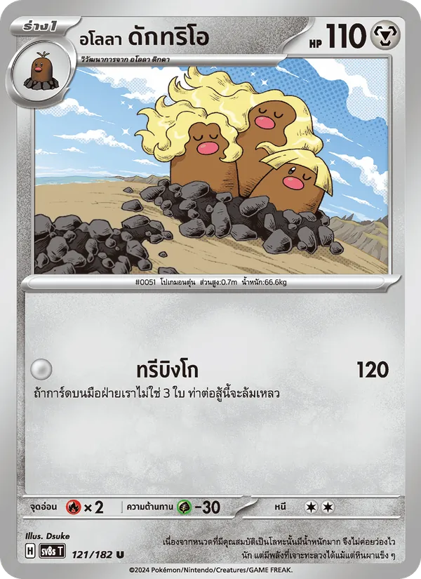 อโลลา ดักทริโอ — สเตลลาร์สายฟ้าฟาด 121/182
